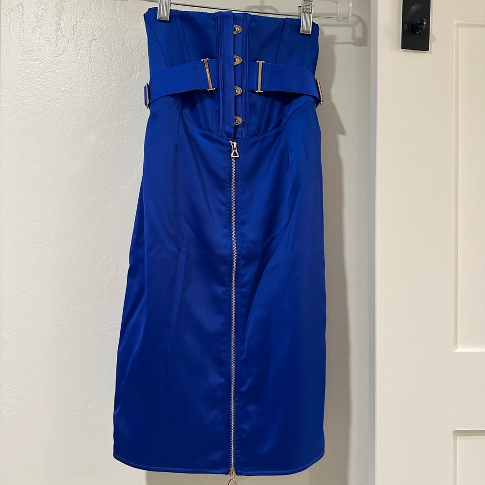 Honey Birdette Blue Pencil Skirt
